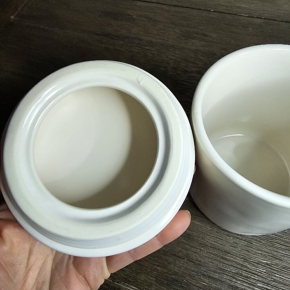 Rae Dunn Artisan Sugar Rush Small Canister Gold Writing Magenta Farmhouse - Picture 10 of 15